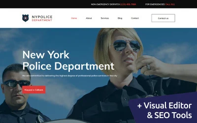 law enforcement website design