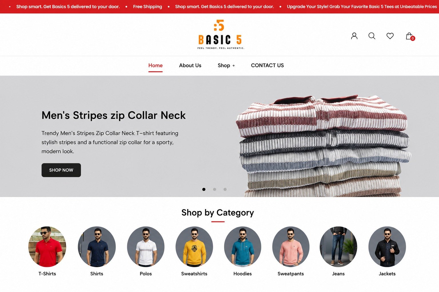 Basic 5 demo site