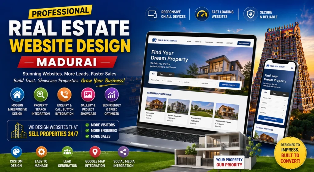 Best Website Design Company Madurai Real Estate Website Design Madurai