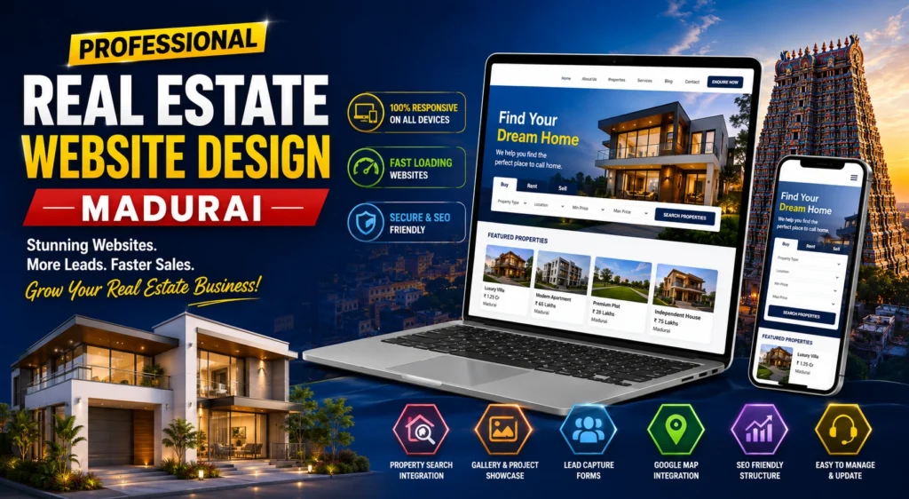 Best Website Design Company Madurai Real Estate Website Design Madurai