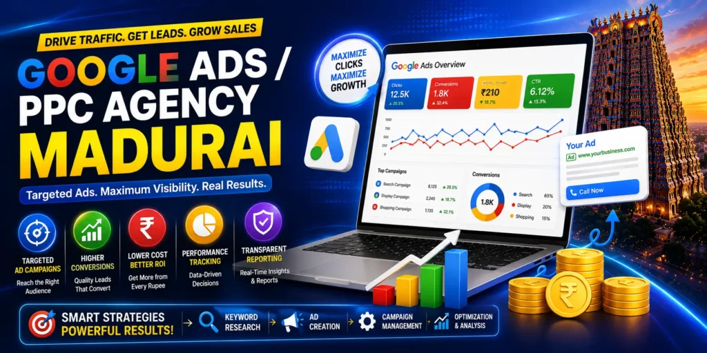 Best Website Design Company Madurai Google Ads / PPC Agency Madurai