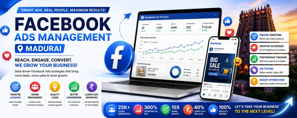 Best Website Design Company Madurai Facebook Ads Management Madurai