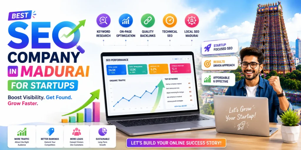 Best Website Design Company Madurai Best SEO Company in Madurai for Startups