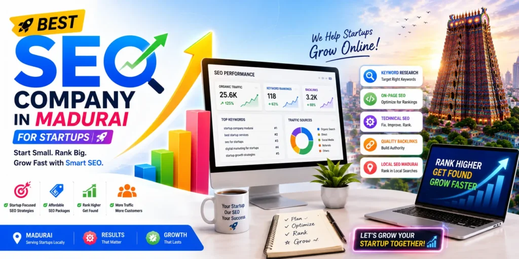 Best Website Design Company Madurai Best SEO Company in Madurai for Startups