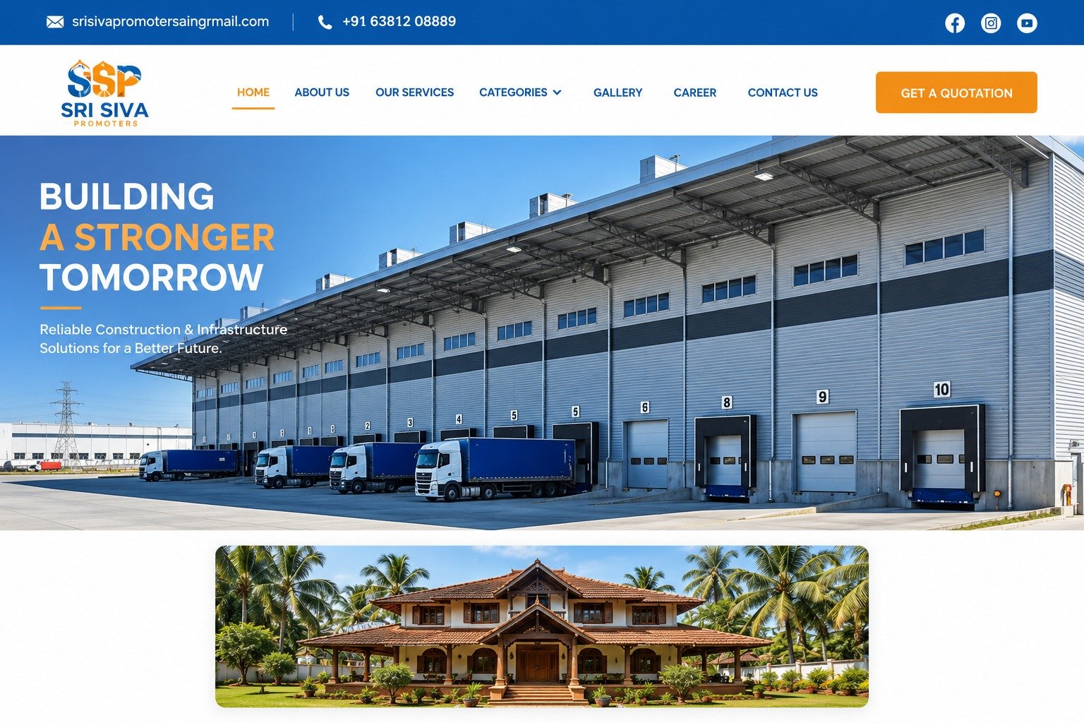Sri Siva Promoters Website