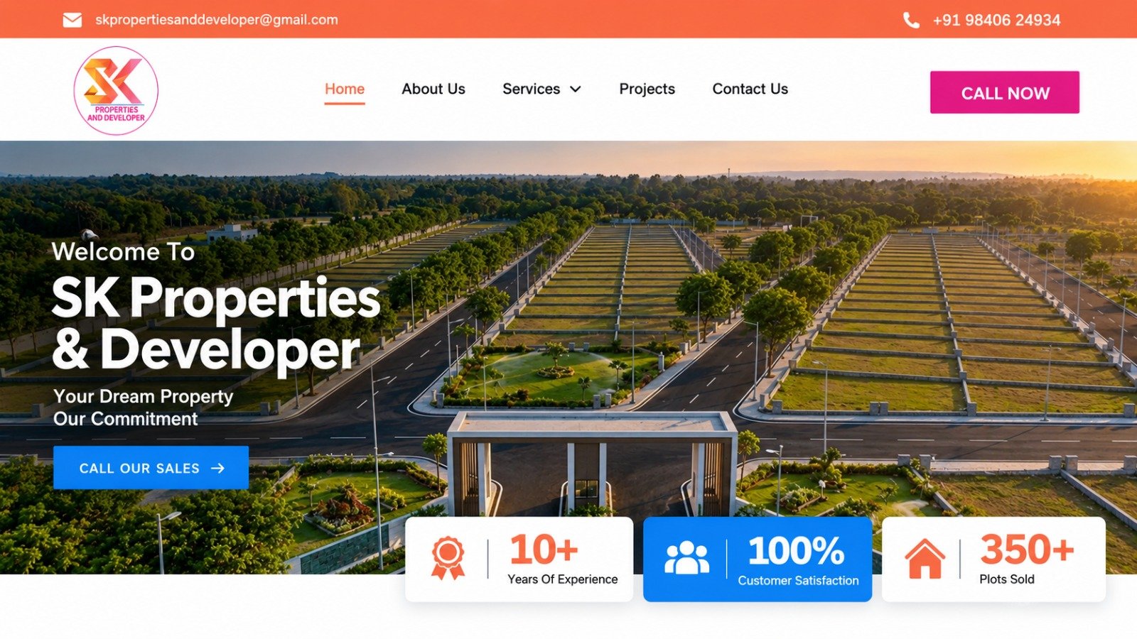 SK Properties 24 Website