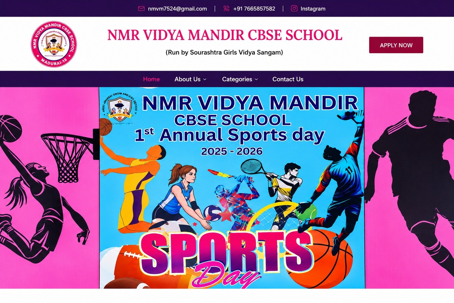 NMR Vidya Mandir Website